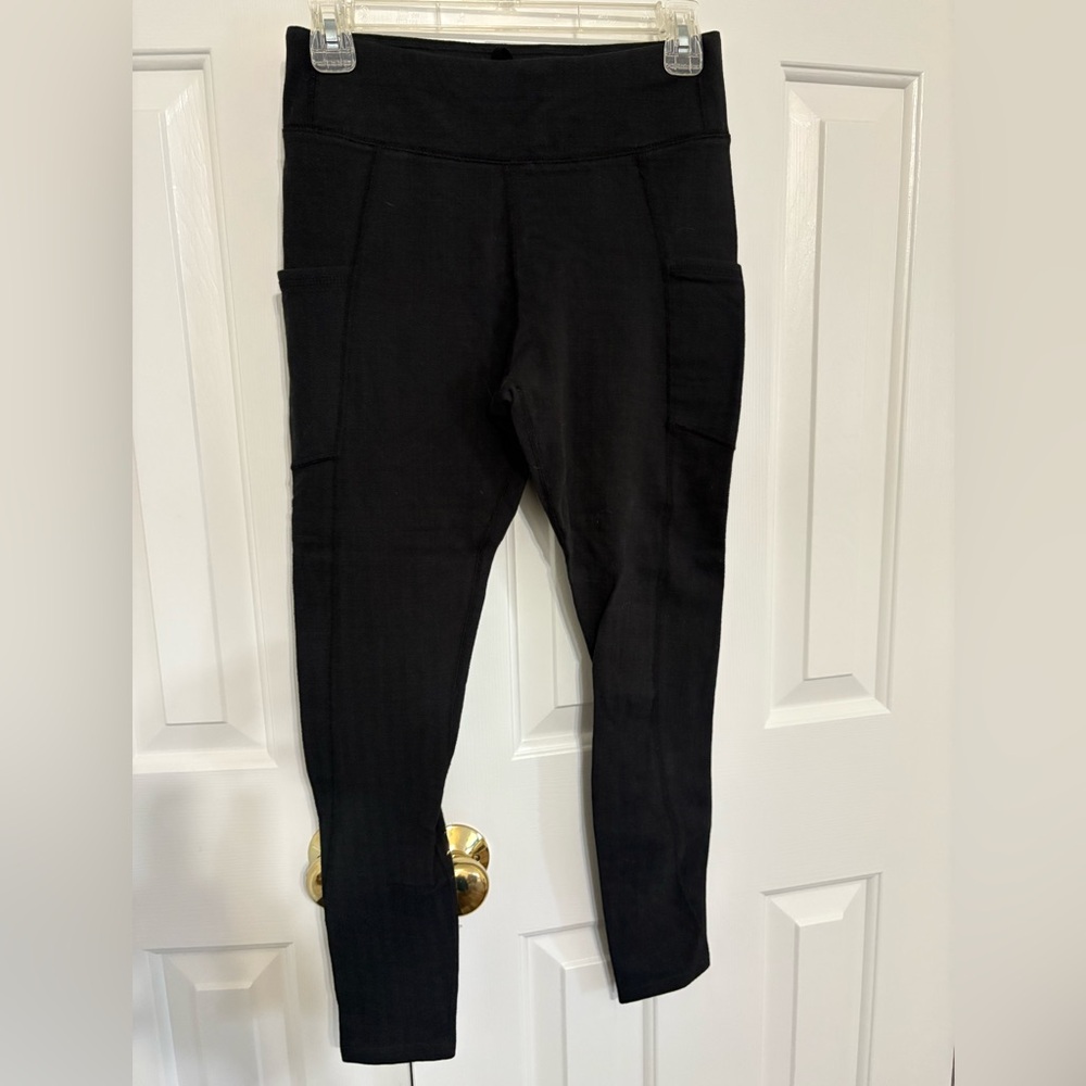 Pact Organic Cotton High-Waisted 3/4 Leggings with Pockets